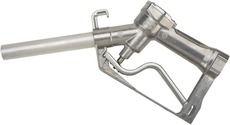 GPI Fuel Nozzle - 1" NPT Manual Fuel Nozzle - Straight Spout for Leaded Gasoline, Kerosene, Diesel - Image 1